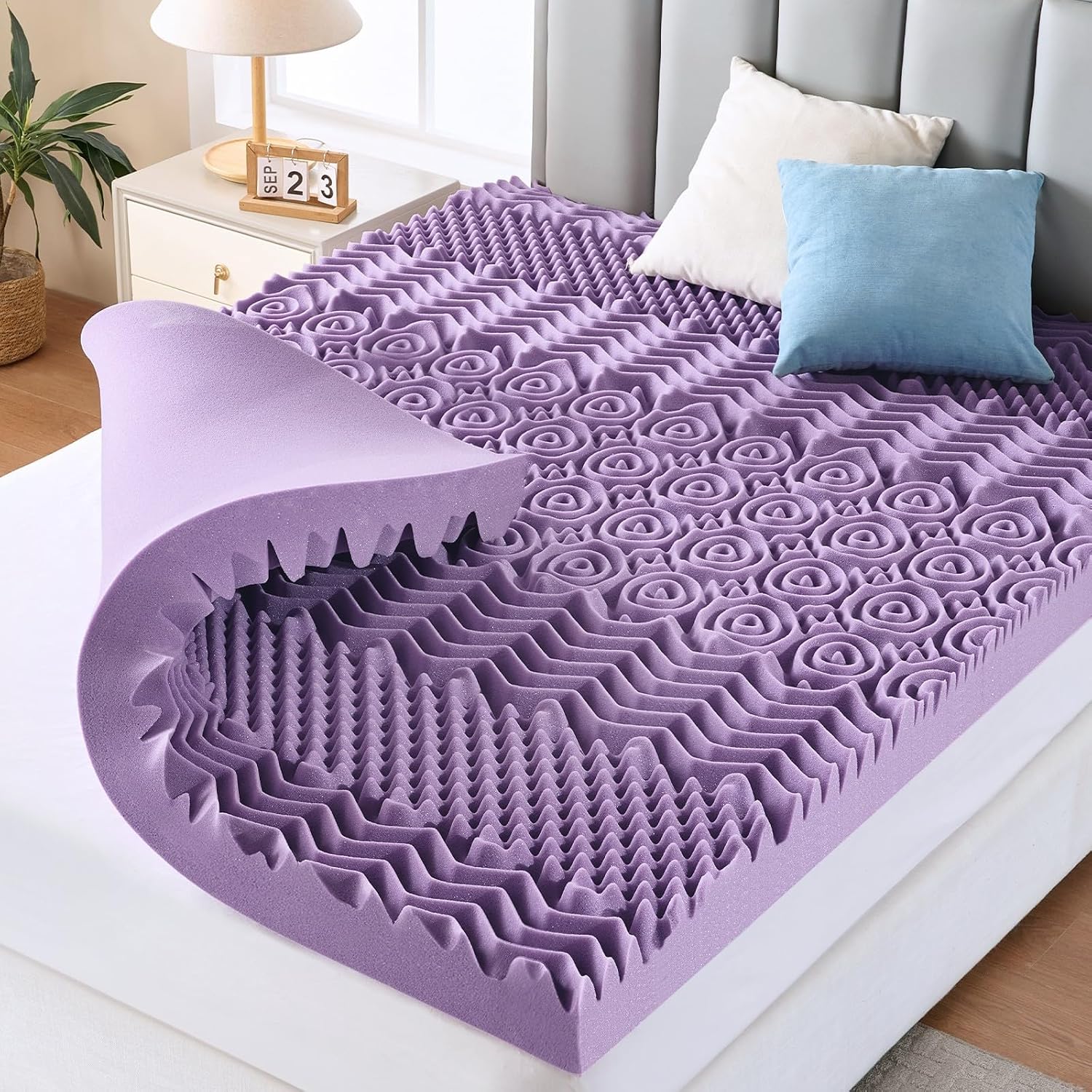 MUXHOMO Queen Mattress Topper