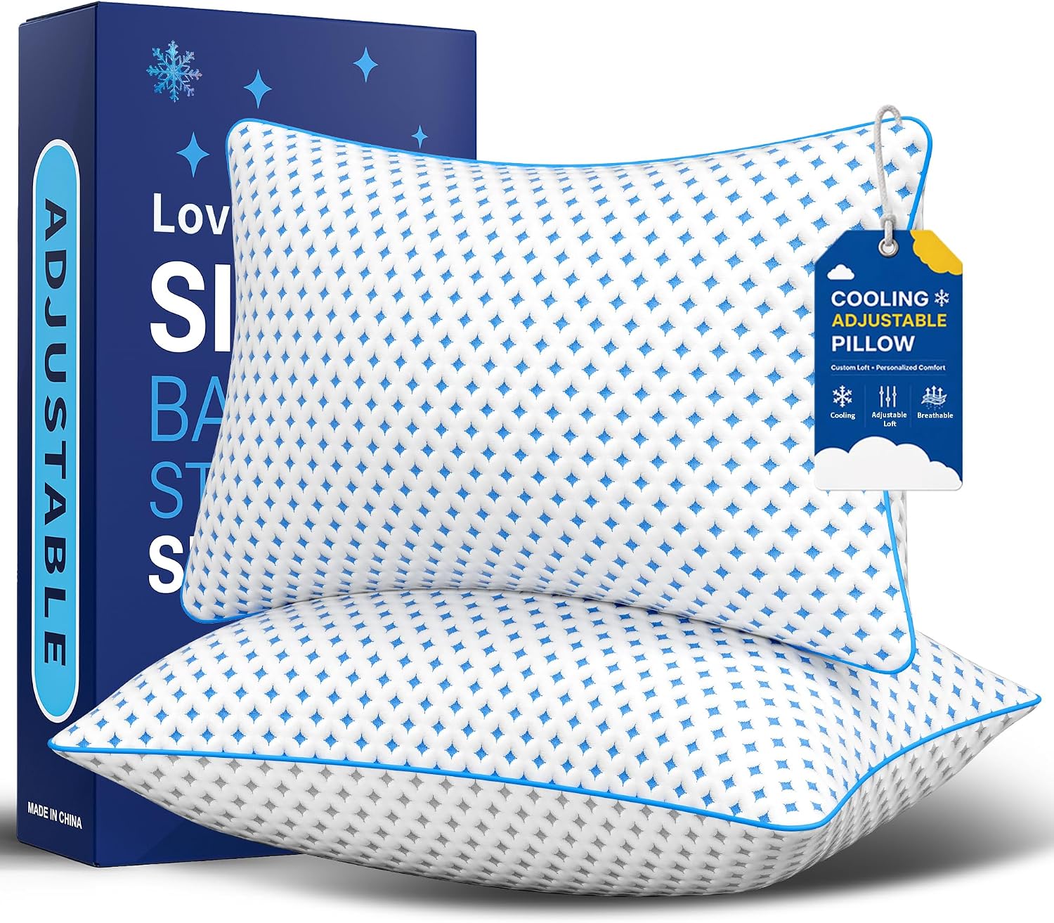 LovelyRest Set of 2 Pillows